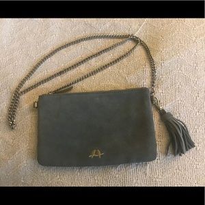 Chloe & Isabel suede clutch